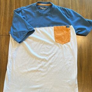 Kavu Blue and Orange Short Sleeve Tee